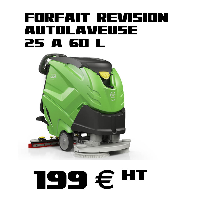 FORFAIT REVISION AUTOLAVEUSE 25 A 60 L